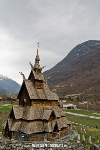 Iglesia de madera en Noruega