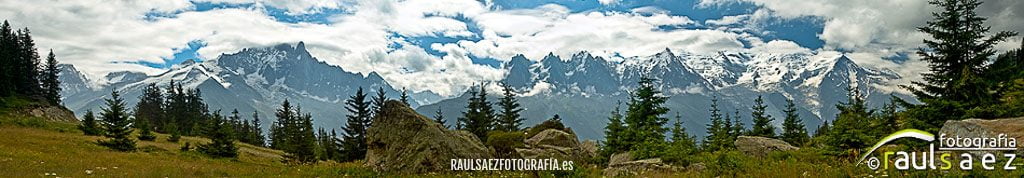 Macizo del Montblanc desde el balcon sur 13