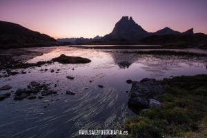 Midi d’Ossau previo al amanecer