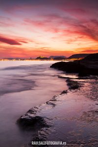 Atardecer en el Cabo Huertas de Alicante