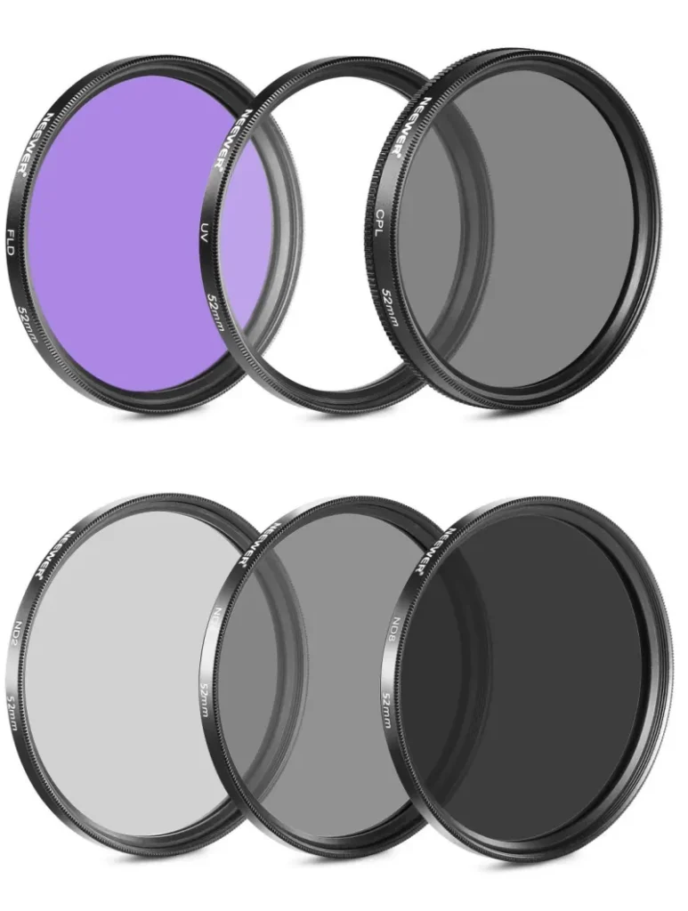 Filtros de rosca para objetivo fotográfico