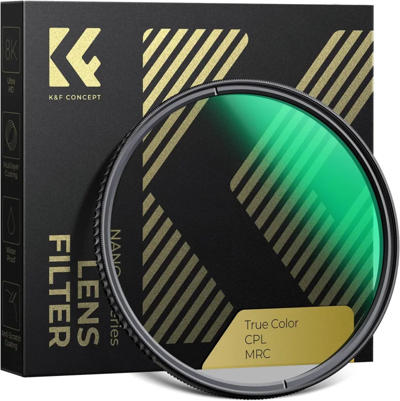 Filtro polarizador K&F Concept de 77 mm